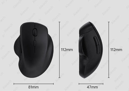 Dual Mode Wireless Computer Mouse 1600 DPI M7 Rechargeable Ergonomic Bluetooth Mouse for Laptop/Notebook/Ipad/Tablet/Mac/Chromebook