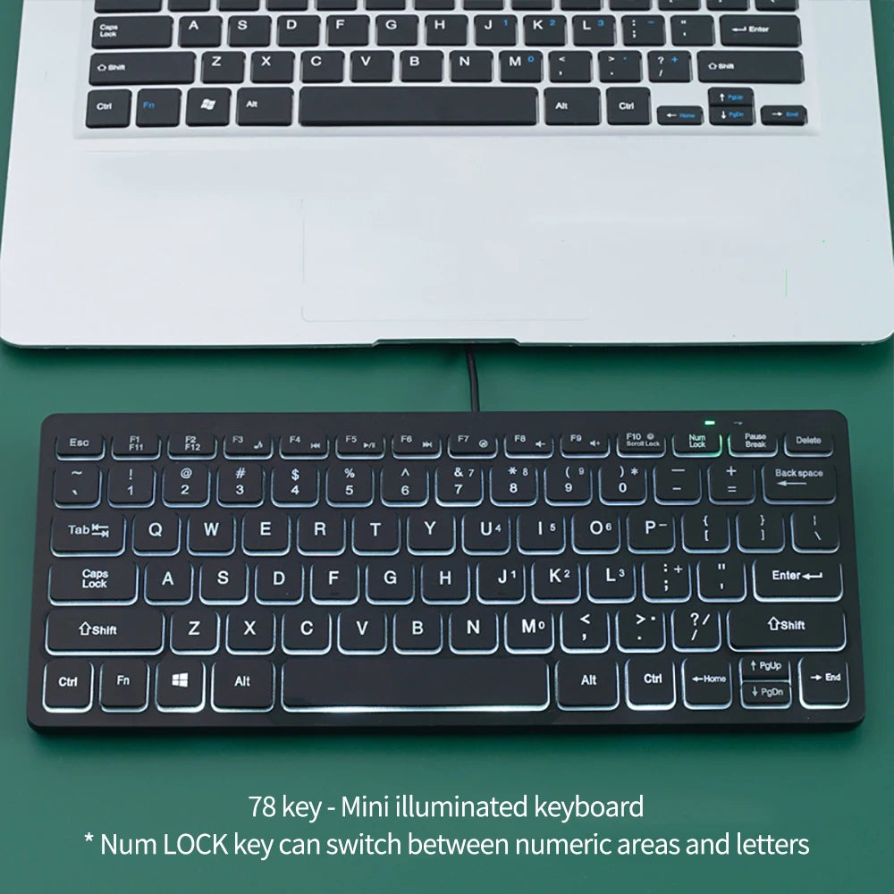 Portable Wired Keyboard Laptop/Computer Mini Keyboard External Accessories