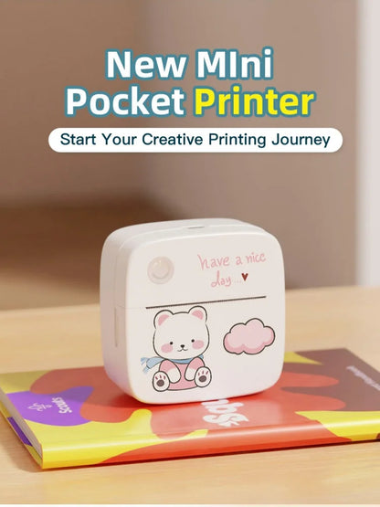 Xiaomi B2 Mini Portable Bluetooth Thermal Inkless Printer Photo Printing, Stickers, Label Maker Android iPhone Compatible