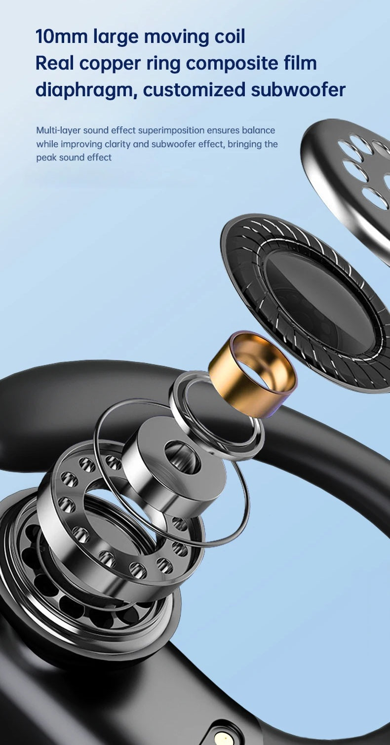 Lenovo XT80 Wireless Sport Earphones with Mic, LED Power Display, Hifi Stereo Sound, Bluetooth 5.3, TWS Head phones